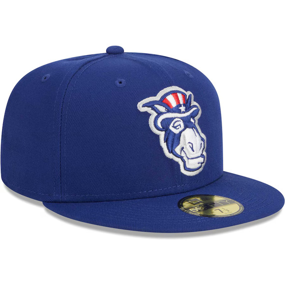New Hampshire Fisher Cats New Era 59FIFTY Uncle Sam Donkey Hat 7 NWT - Picture 4 of 8